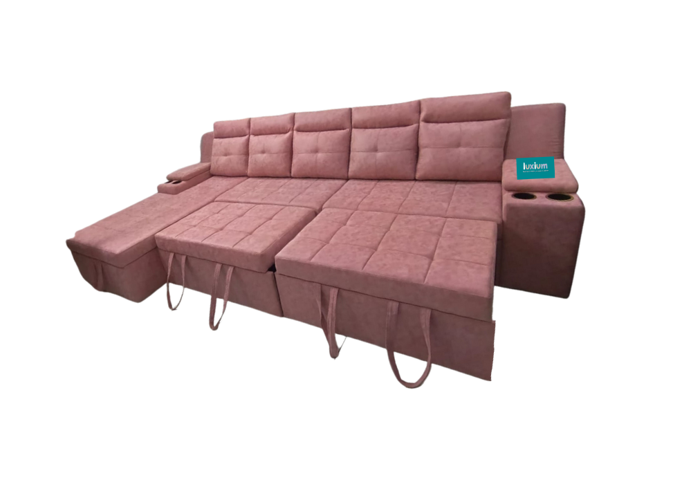 RYSON Click Clack Sofa Bed Dusk Pink - Sleeper sofas - Furniture