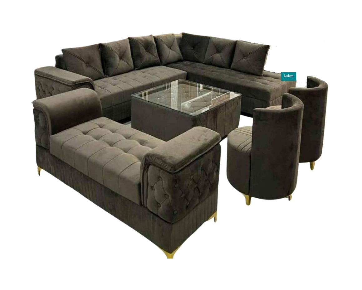 Sweet Home Luxury L Shape Corner Sofa