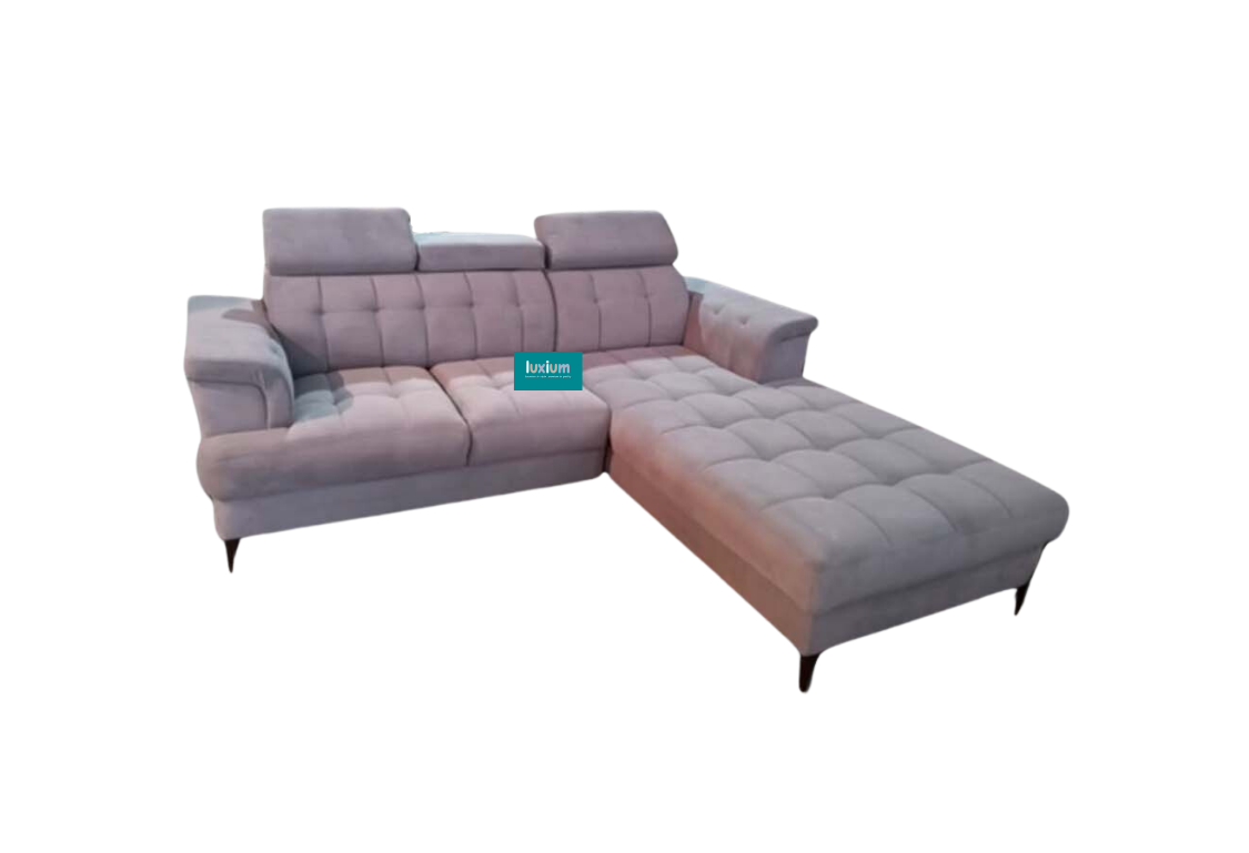 Purple Lounger Sofa With Adjule